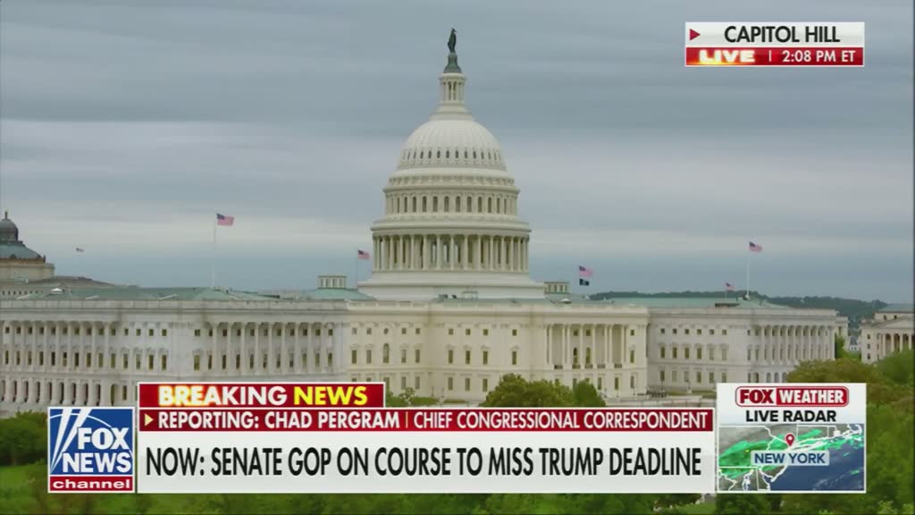 Senate Republicans under Leader John Thune are heading home until June